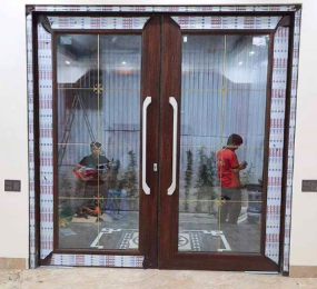 Cửa nhôm thuỷ lực 05