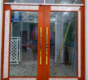 Cửa nhôm thuỷ lực 08
