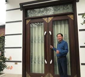 Cửa nhôm thuỷ lực 09