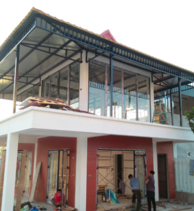 thi công toà nhà tại long an