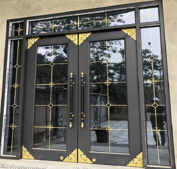Cửa nhôm thuỷ lực 02