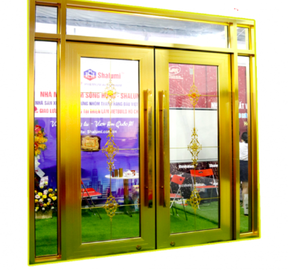 Cửa nhôm thuỷ lực 06