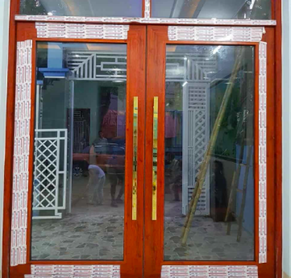 Cửa nhôm thuỷ lực 08